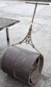 A large T Green & Sons metal garden roller, no 6561,