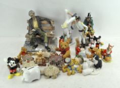 A collection of assorted ceramics, to include Royal Doulton figures; Morning Ma'am,