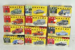 A group of 12 Vanguard die cast vehicles, including Whitbread Chandy VA3011,