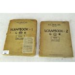 Two WWII scrap books,