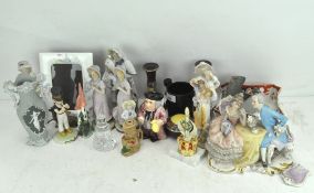 An extensive collection of ceramic figures and other ceramics,
