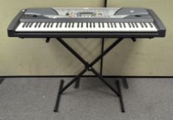 A Yamaha keyboard PSR-GX76 keyboard,
