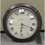 An early 20th century mahogany cased wall clock by Fear's Ltd, Bristol Bridge,