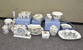 A collection of Wedgwood and Coalport ceramics,