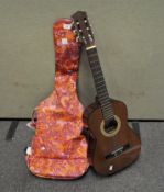 A Hokada acoustic guitar, model no 3337,