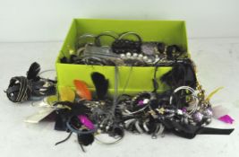 A collection of assorted costume jewellery,