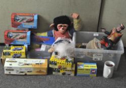 A collection of assorted toys and other collectables,