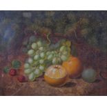 Hunt, Still Life of fruit, oil on canvas, signed and dated 1864 lower right,