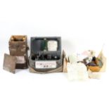 Two WWII flight instruments and ephemera, the first, a handheld steering compass, Type 06,