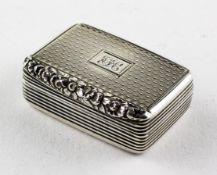 A George IV silver vinaigrette,