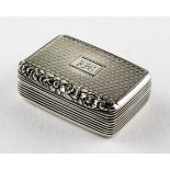 A George IV silver vinaigrette,