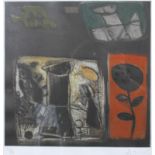 20th century school, Abstract print, signed, limited edition 24 of 96,