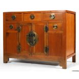 A Chinese elm cabinet,