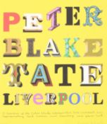 A Peter Blake Tate Liverpool,Retrospective limited edition print, signed in pencil by Blake,