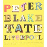 A Peter Blake Tate Liverpool,Retrospective limited edition print, signed in pencil by Blake,