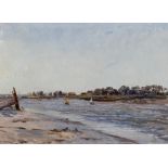 Attributed to Neilson Arthur Loraine (1863-1934), An Estuary Scene, inscribed verso, oil on board,