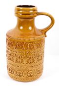 A West German pottery vase, circa 1960, numbered 489-39,