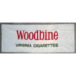 An unusual smoking advertising banner,