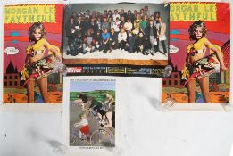 Four Peter Blake posters, comprising: two copies of 'Morgan Le Faithful',