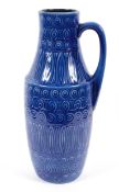 A West German pottery vase, circa 1960, numbered 423-47,