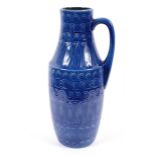 A West German pottery vase, circa 1960, numbered 423-47,