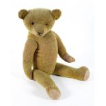 A golden plush Teddy bear,