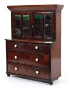 A Victorian mahogany miniature or apprentice dresser,