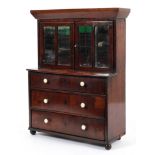 A Victorian mahogany miniature or apprentice dresser,