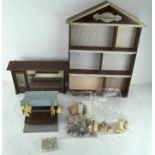 A large collection of dolls' house furniture and accessories,