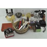 A group of assorted collectables, to include various lighters,