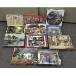 An assortment of jigsaw puzzles (11)