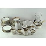 A Royal Albert Crown china part tea and dinner service made for Lawleys, Norfolk pottery,