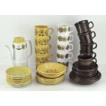 A collection of assorted ceramics, including Biltons part coffee service,