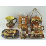 A collection of 'Price Kensington Cottage' ware, including a jug, lidded pot,