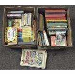 Two boxes of Enid Blyton books, including Noddy books,