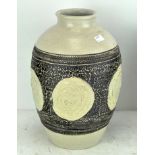 A large Purbeck Studio pottery floor vase,