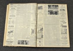 A bound volume of the 1947 Wiltshire Times
