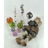 Assorted collectables, to include two Galileo thermometers,