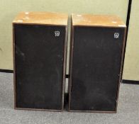 A pair of Wharfedale Glendale XP2 speakers,