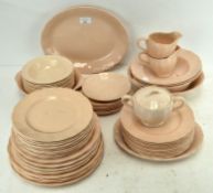 A 'Peach Petal' dinner service by Grindley, comprising plates, bowls and more