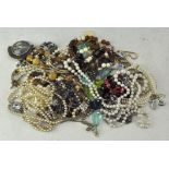 A box of costume jewellery,