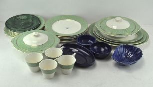 A Wedgwood part dinner service with other ceramics