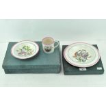 A set of Portmeirion child's tableware designed by Susan Williams-Ellis