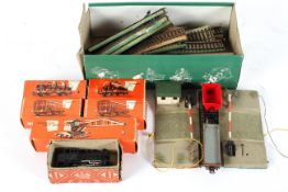 A collection of Marklin rolling stock, track and accessories, including 4611, 4520, 4508, 4501,