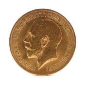 A George V 1912 half Sovereign