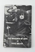 Bolan (Marc), The Warlock of Love, hardback, published by Lupus Music, copyright 1969,