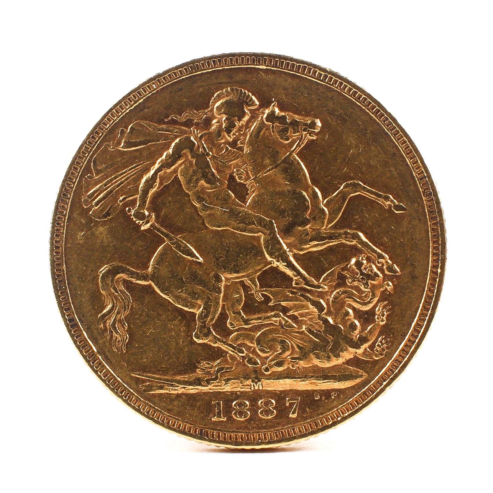 A Victoria 1887 Sovereign - Image 2 of 2