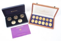 Two Commemorative coin sets,
