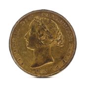 A Victoria 1863 Sydney Mint Sovereign