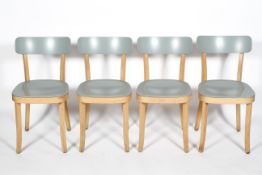 Jasper Morrison for Vitra: a set of four Basel chairs in teal,
